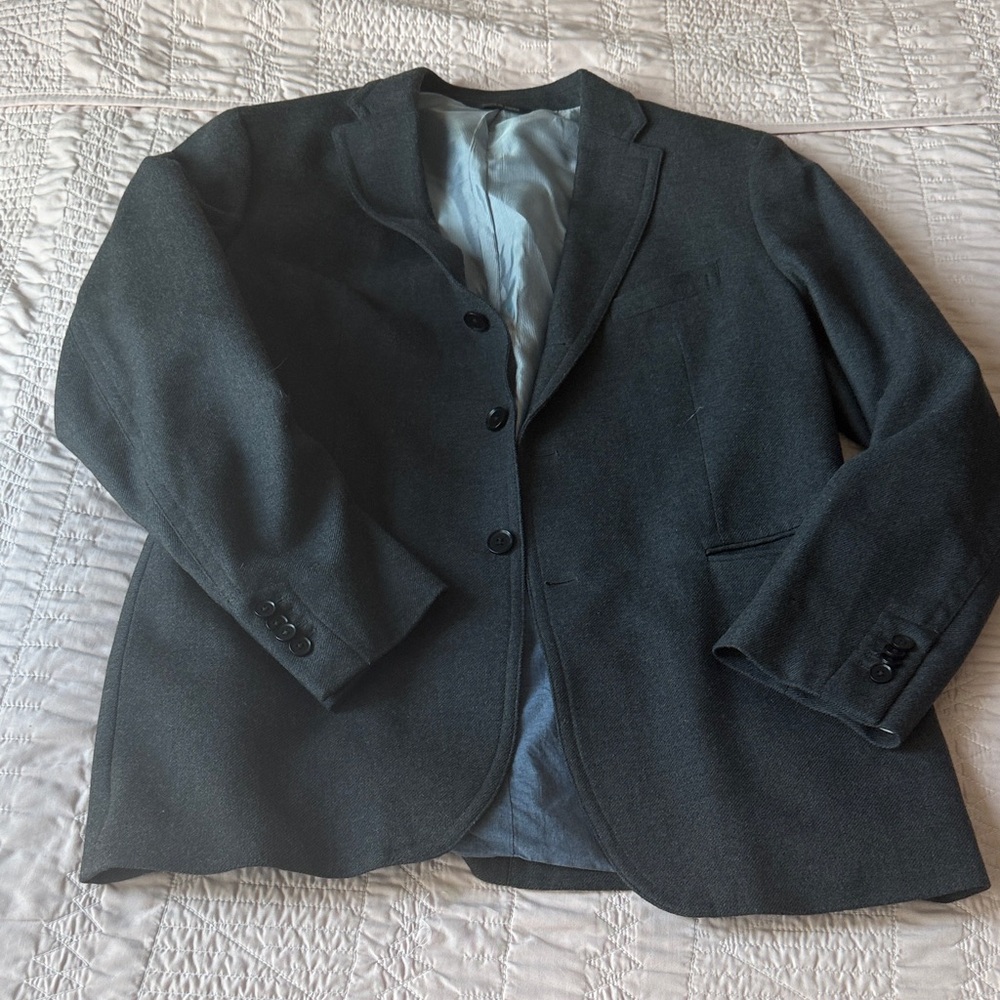 Banana Republic Charcoal Blazer 100% wool